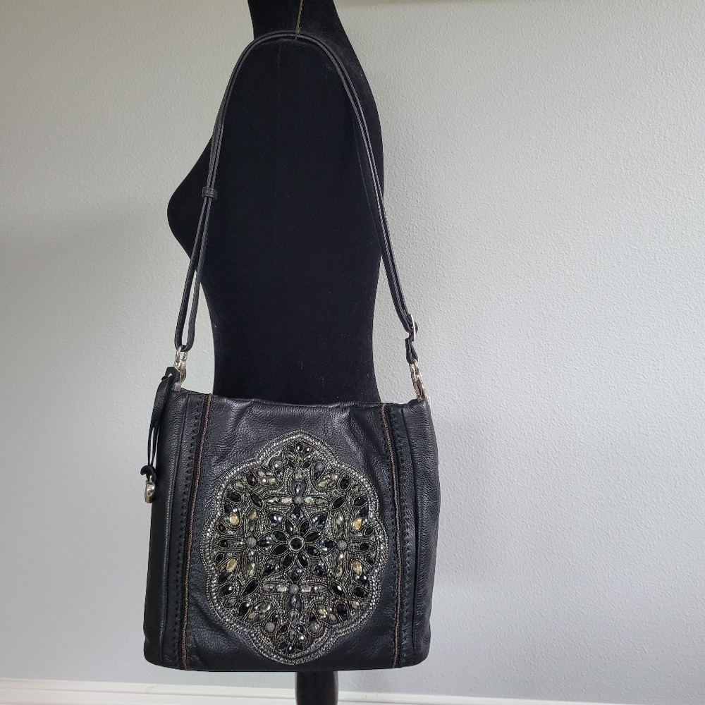 NWT Black Brighton Anju / Anjulina Shoulder Bag